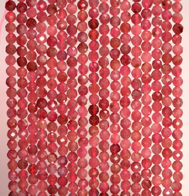 2mm Pink Tourmaline Gemstone Rubylite Grade Aaa Micro Faceted Round Loose Beads 15.5 Inch Full Strand (80007153-a244) 2mm Pink Tourmaline Gemstone Rubylite Grade Aaa Micro Faceted Round Loose Beads 15.5 Inch Full Strand (80007153-a244)