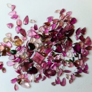 4-11mm Pink Tourmaline Marquise / Rectangle / Pear Shape Cut Stones, Natural Faceted Tourmaline For Jewelry (5Pcs To 10Pcs Options) - APH70