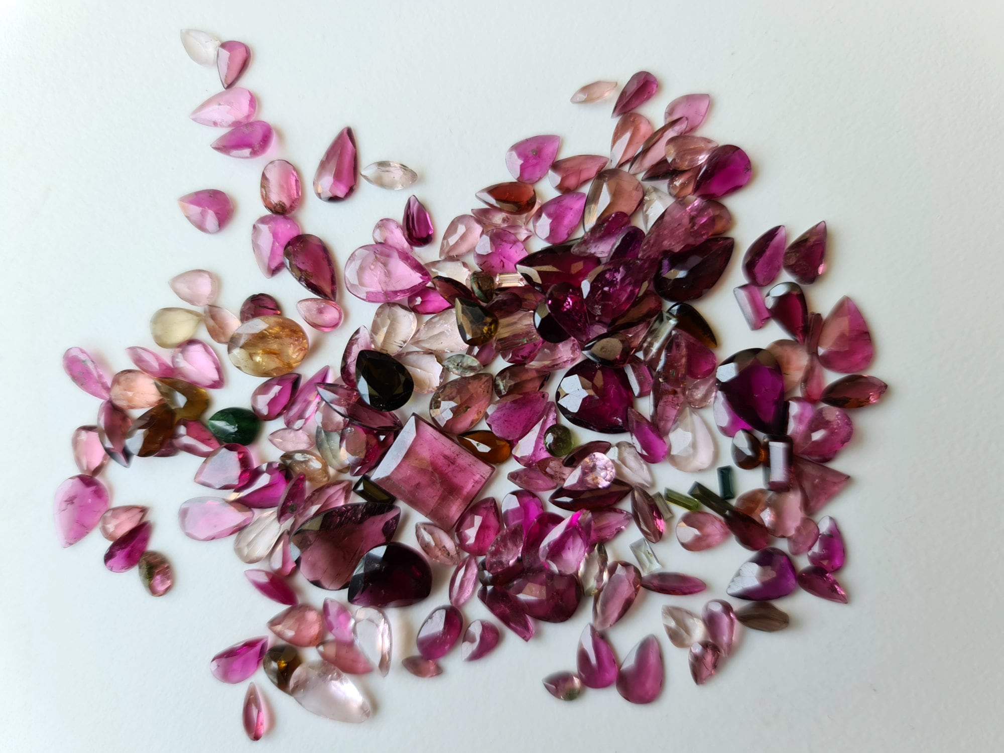 4-11mm Pink Tourmaline Marquise / Rectangle / Pear Shape Cut Stones, Natural Faceted Tourmaline For Jewelry (5pcs To 10pcs Options) - Aph70 4-11mm Pink Tourmaline Marquise / Rectangle / Pear Shape Cut Stones, Natural Faceted Tourmaline For Jewelry (5pcs To 10pcs Options) - Aph70