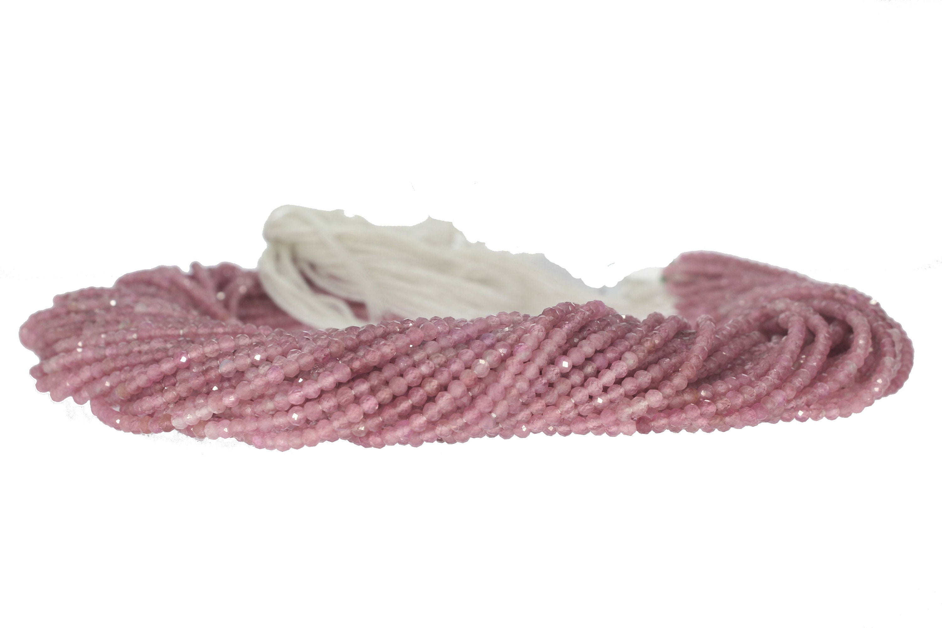 Pink Tourmaline Shaded Faceted Rondelle, Beads , 2 Mm - 13" Inch Aaa Quality, Rondelle Shape Beads Wholesale Price Pink Tourmaline Shaded Faceted Rondelle, Beads , 2 Mm - 13" Inch Aaa Quality, Rondelle Shape Beads Wholesale Price