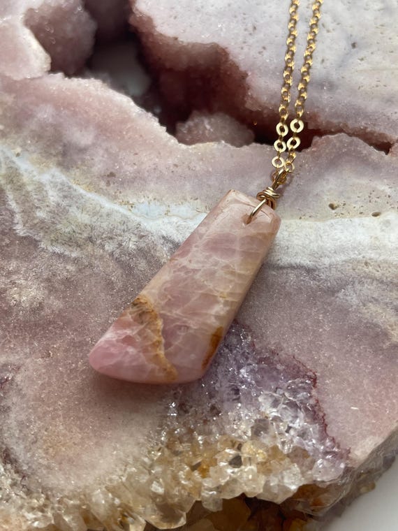 Pink Tourmaline Necklace, October Birthstone Necklace, 18th Birthday Gift Girl, Necklaces For Women