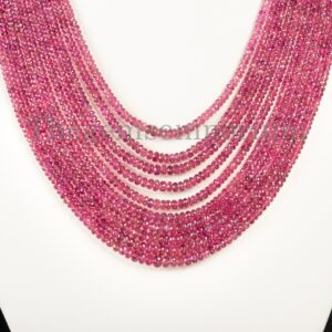 10 Layered Natural Pink Tourmaline Beaded necklace, Tourmaline Faceted Rondelle Beads Necklace, Briolettes Beads, Gemstone Jewelry 10 Layered Natural Pink Tourmaline Beaded necklace, Tourmaline Faceted Rondelle Beads Necklace, Briolettes Beads, Gemstone Jewelry