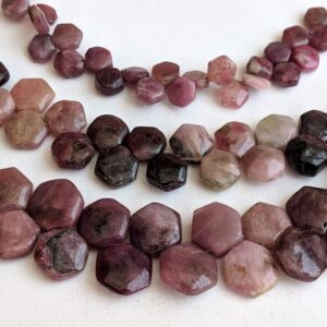 10-13mm Rare Pink Tourmaline Plain Hexagon Shape Beads, Natural Pink Tourmaline Fancy Hexagon Bead Designer For Jewelry (4in To 8in Options) 10-13mm Rare Pink Tourmaline Plain Hexagon Shape Beads, Natural Pink Tourmaline Fancy Hexagon Bead Designer For Jewelry (4in To 8in Options)