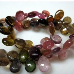 4x6mm Multi Tourmaline Plain Pear Beads, Multi Tourmaline Plain Pear Beads For Jewerly, Green And Pink Tourmaline (25pcs To 50pcs Options) 4x6mm Multi Tourmaline Plain Pear Beads, Multi Tourmaline Plain Pear Beads For Jewerly, Green And Pink Tourmaline (25pcs To 50pcs Options)