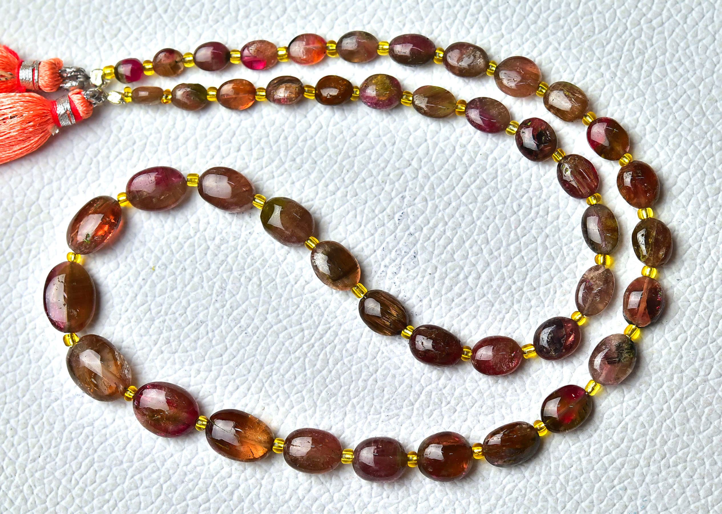 86 Cts, 16 Inch Strand Natural Pink Tourmaline Plain Beads 4x5mm To 8x11mm Smooth Oval Beads Gemstone Beads Tourmaline Oval Beads No5132
