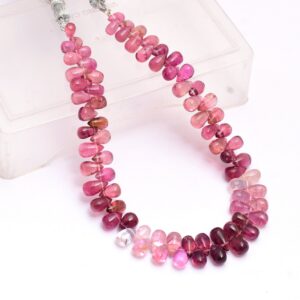 Aaa+ Pink Tourmaline Teardrop Beads | Hand Cut Smooth Gemstone Drops For Jewelry Aaa+ Pink Tourmaline Teardrop Beads | Hand Cut Smooth Gemstone Drops For Jewelry