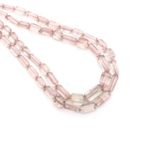 Pink Tourmaline Faceted Cylinder Beads, 4x4.5 Mm To 5.5x14 Mm, Tourmaline Jewelry Making Beads, 18 Inches Full Strand, Price Per Strand Pink Tourmaline Faceted Cylinder Beads, 4x4.5 Mm To 5.5x14 Mm, Tourmaline Jewelry Making Beads, 18 Inches Full Strand, Price Per Strand