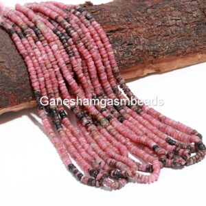 Precious Pink Tourmaline Shaded Beads, Natural Pink Tourmaline Smooth Tire Gemstone Beads, Tourmaline Stone Bead For Making Jewelry,Gift Precious Pink Tourmaline Shaded Beads, Natural Pink Tourmaline Smooth Tire Gemstone Beads, Tourmaline Stone Bead For Making Jewelry,Gift