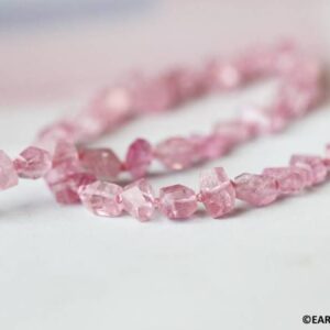 S/ Pink Tourmaline 6-7mm Simple Cut beads 18.5" strand Size varies Natural gemstone beads for jewelry making 111-2398 S/ Pink Tourmaline 6-7mm Simple Cut beads 18.5" strand Size varies Natural gemstone beads for jewelry making 111-2398