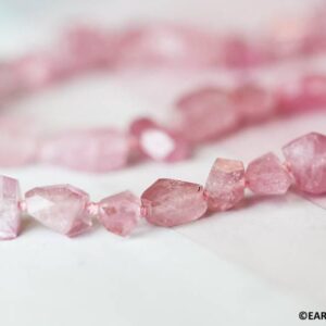S/ Pink Tourmaline 6-8mm Simple Cut beads 18.5" strand Size varies Natural Afghanistan gemstone beads for jewelry making 111-2401 S/ Pink Tourmaline 6-8mm Simple Cut beads 18.5" strand Size varies Natural Afghanistan gemstone beads for jewelry making 111-2401
