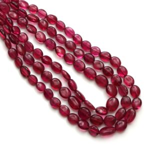 Pink Tourmaline Smooth Oval Beads, 3x4 Mm To 5.5x6.5 Mm, October Birthstone, 8 Inches / 16.5 Inches Full Strand, Price Per Strand Pink Tourmaline Smooth Oval Beads, 3x4 Mm To 5.5x6.5 Mm, October Birthstone, 8 Inches / 16.5 Inches Full Strand, Price Per Strand