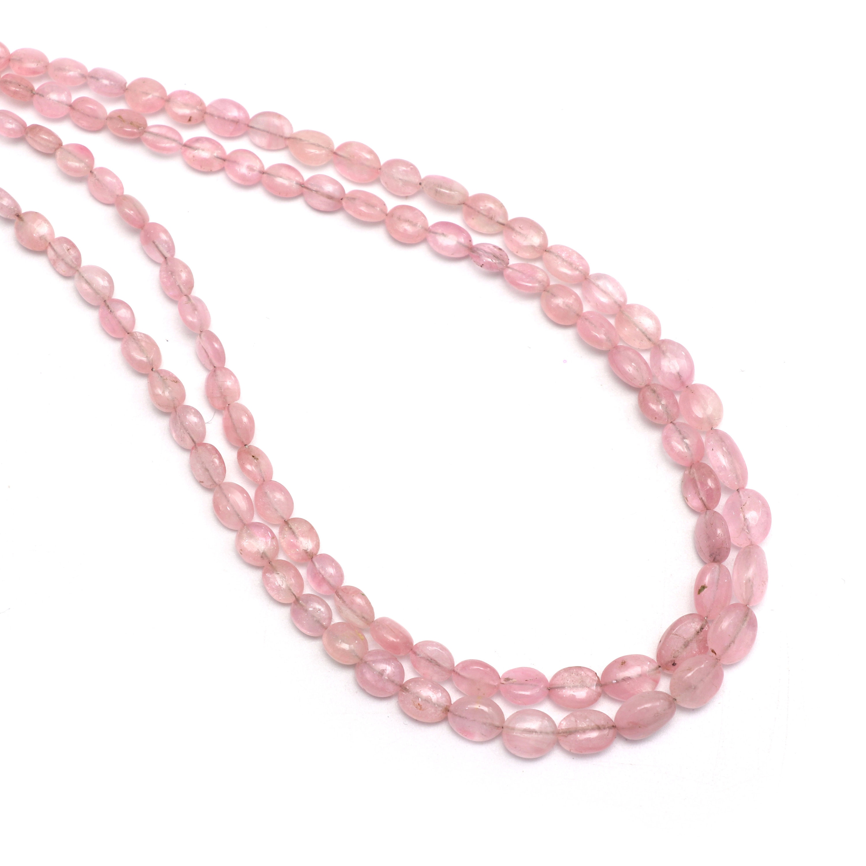 Pink Tourmaline Smooth Oval Beads, 3x3.5 Mm To 5x6.5 Mm, Pink Tourmaline Oval, Tourmaline Jewelry Making Gemstone, 8 Inch/ 18 Inch Strand
