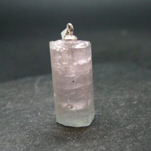 Pink Tourmaline Crystal Pendant - 1.1" - 5.19 Grams