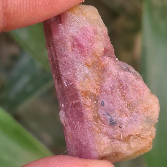 Antique Raw Pink Tourmaline Specimen:43 Cts Reiki Crystal, October Birthstone For Making Jewelry