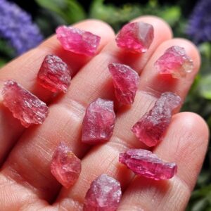 Pink Tourmaline, Raw Crystal From Brazil, Natural Raspberry Pink Tourmaline Specimen Pink Tourmaline, Raw Crystal From Brazil, Natural Raspberry Pink Tourmaline Specimen