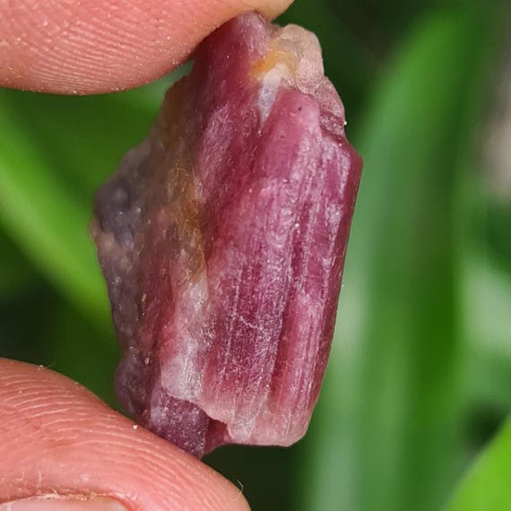 Raw Pink Tourmaline Crystal: October Birthstone, Jewelry Making (24 Cts)