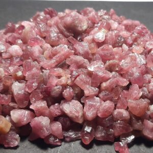 Natural Pink Tourmaline Rough Gemstone Specimens
