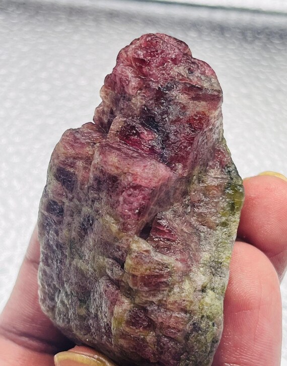 Pink Tourmaline Stone, Rough Pink Tourmuline Crystal Raw Pink Tourmuline In Matrix _ Pink Tourmaline Raw Healing Crystal  625 Crt