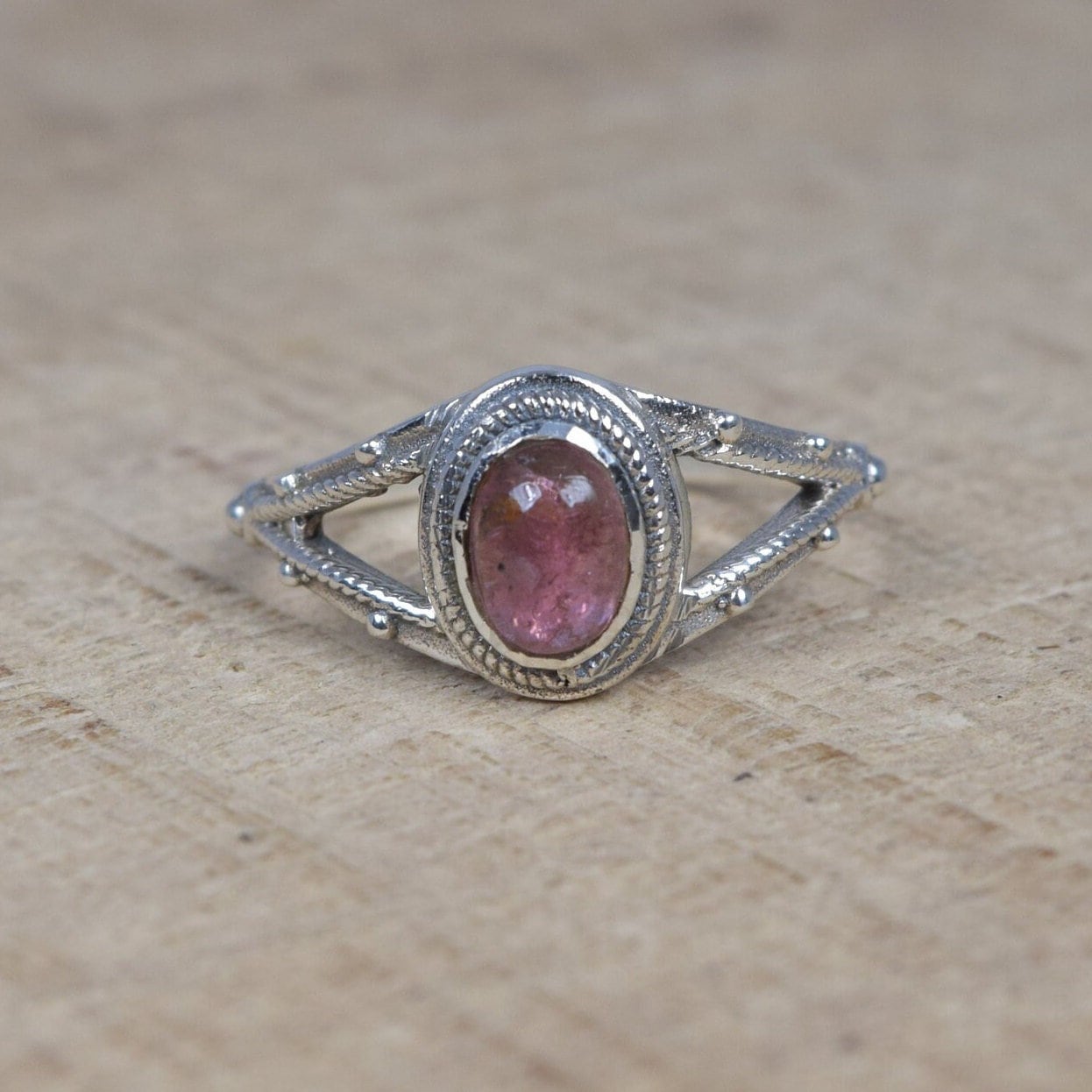 Pink Tourmaline Ring: 925 Sterling Silver Gemstone Jewelry Pink Tourmaline Ring: 925 Sterling Silver Gemstone Jewelry