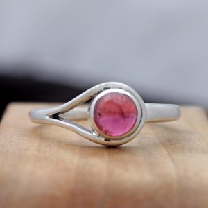 Handmade 925 Sterling Silver Pink Tourmaline Ring, Bohemian Gemstone Jewelry, Ring For Women, Gift For Her, Size 10 Handmade 925 Sterling Silver Pink Tourmaline Ring, Bohemian Gemstone Jewelry, Ring For Women, Gift For Her, Size 10