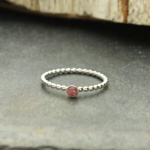 Inventory Reduction Sale, Pink Tourmaline Ring Sterling Silver Stacking Ring, Sizes: 4 1/2, 5, 6, 7, 8, 9 Inventory Reduction Sale, Pink Tourmaline Ring Sterling Silver Stacking Ring, Sizes: 4 1/2, 5, 6, 7, 8, 9
