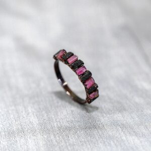 Natural Multi Color Tourmaline Ring - Pink Tourmaline Ring - Raw Stone Rings - Boho Rings - Protection Ring - Wedding Ring - Dainty Ring Natural Multi Color Tourmaline Ring - Pink Tourmaline Ring - Raw Stone Rings - Boho Rings - Protection Ring - Wedding Ring - Dainty Ring