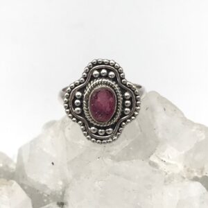 Rough Pink Tourmaline Ring, Size 6 Rough Pink Tourmaline Ring, Size 6