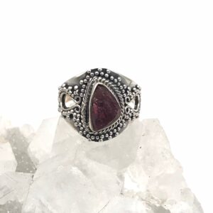Rough Pink Tourmaline Ring Size 6 Rough Pink Tourmaline Ring Size 6