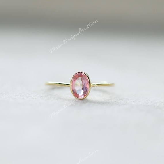 Pink Tourmaline Ring: Sterling Silver Statement Jewelry Pink Tourmaline Ring: Sterling Silver Statement Jewelry