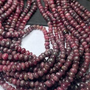 New Brand- Natural Pink Tourmaline Smooth Rondelle Gemstone Beads Size 6 mm / 15 Inches Strand An Amazing Item For Jewelry Making & Craft New Brand- Natural Pink Tourmaline Smooth Rondelle Gemstone Beads Size 6 mm / 15 Inches Strand An Amazing Item For Jewelry Making & Craft