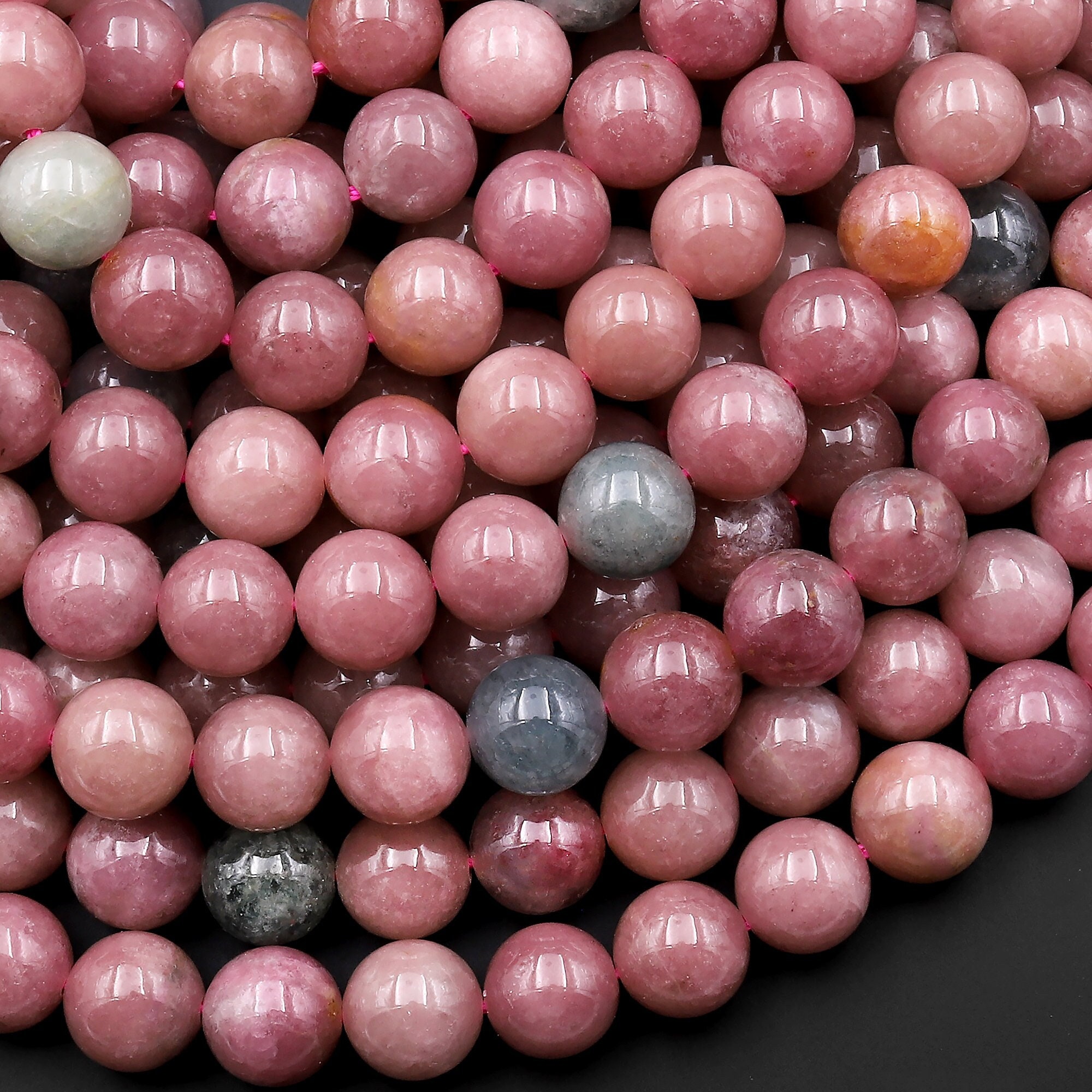 Rare Natural Pink Tourmaline Round Beads 6mm 8mm 10mm Real Genuine Rouge Pink Blue Green Gemstone 15.5" Strand Rare Natural Pink Tourmaline Round Beads 6mm 8mm 10mm Real Genuine Rouge Pink Blue Green Gemstone 15.5" Strand