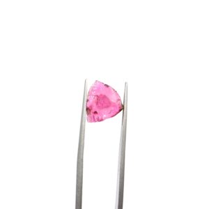 4.30 Cts, Natural Pink Tourmaline Slice, Making For Jewelry, Loose Gemstone, Tourmaline Slices, 12.50x11mm