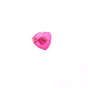 4.50 Carat, Natural Pink Tourmaline Slice, Loose Gemstone, Genuine Tourmaline Slices, 15.50x14.50 Mm