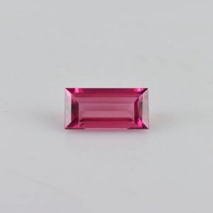 8x4x3mm Natural Pink Tourmaline Faceted Cut Baguette 1 Pieces 0.92 cts Loose Gemstone -100% Natural Pink Tourmaline Gemstone - TUPNK-1121