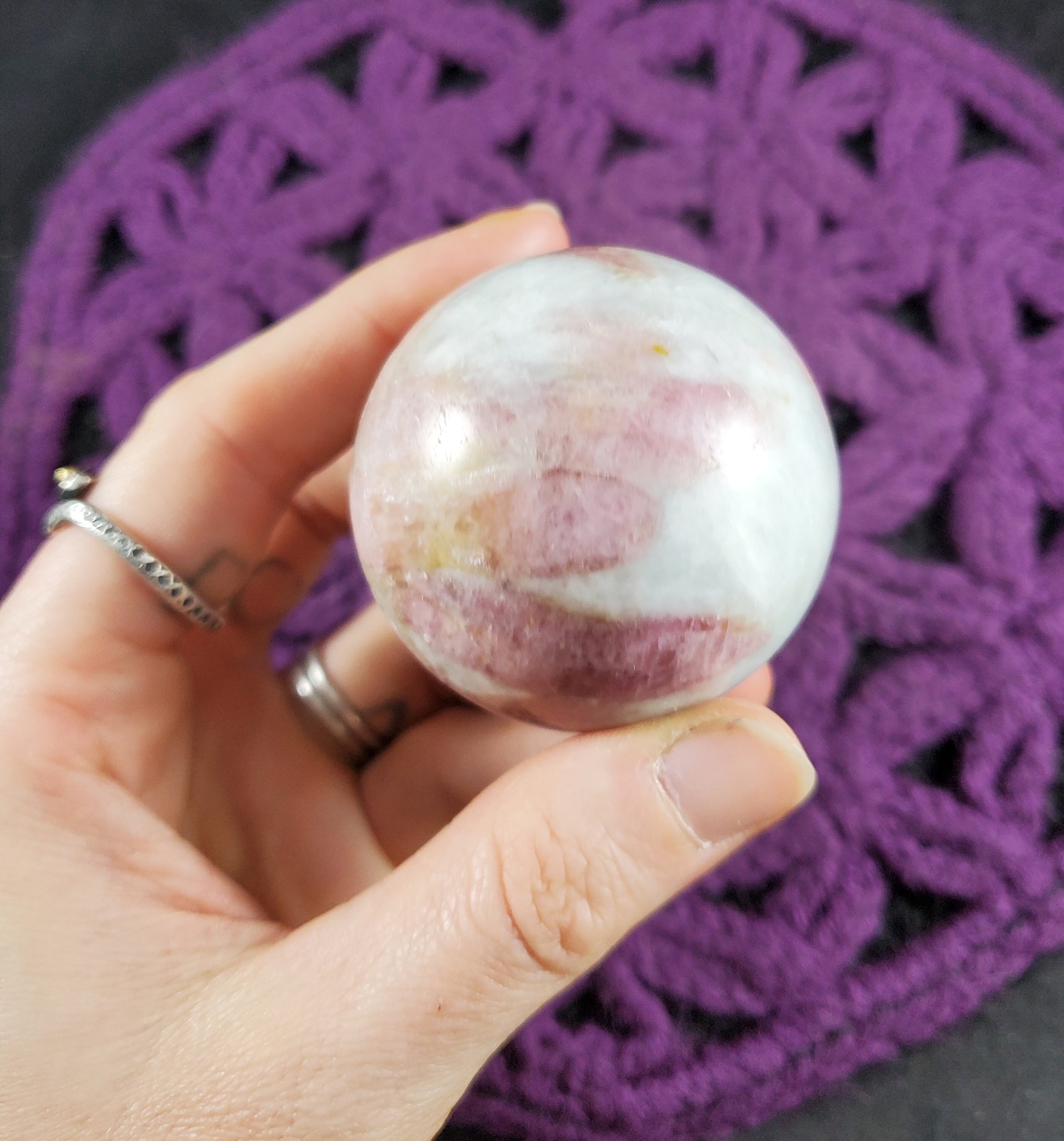 Pink Tourmaline In Albite Sphere Rubellite Rubelite Crystals Stones Polished Witchy Altar Pink Tourmaline In Albite Sphere Rubellite Rubelite Crystals Stones Polished Witchy Altar