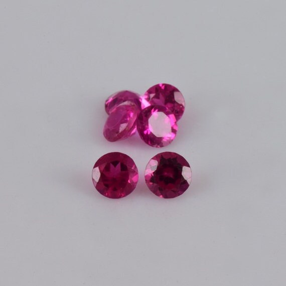 Natural Pink Tourmaline 3x3x2 Mm Faceted Cut Round Loose Gemstone - 100% Natural Tourmaline Gemstones - Tupnk-1093 Natural Pink Tourmaline 3x3x2 Mm Faceted Cut Round Loose Gemstone - 100% Natural Tourmaline Gemstones - Tupnk-1093