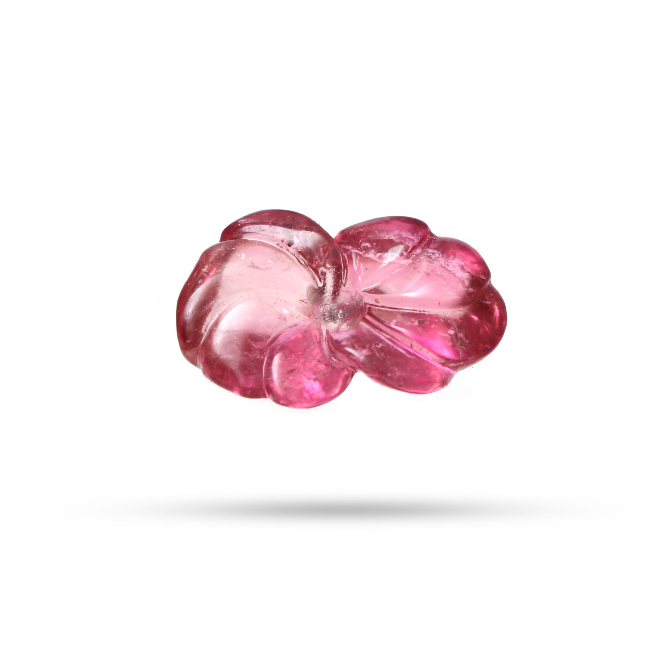 Natural Pink Tourmaline Flower Carving Loose Gemstone, 12x18 Mm, Tourmaline Flower Carving Smooth Gemstone, 1 Piece Natural Pink Tourmaline Flower Carving Loose Gemstone, 12x18 Mm, Tourmaline Flower Carving Smooth Gemstone, 1 Piece