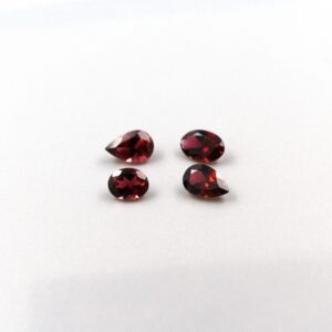 Natural Rubellite Gemstone Lot, 4 Pcs Faceted Pink Tourmaline - Mixed Shapes, 1.64ct