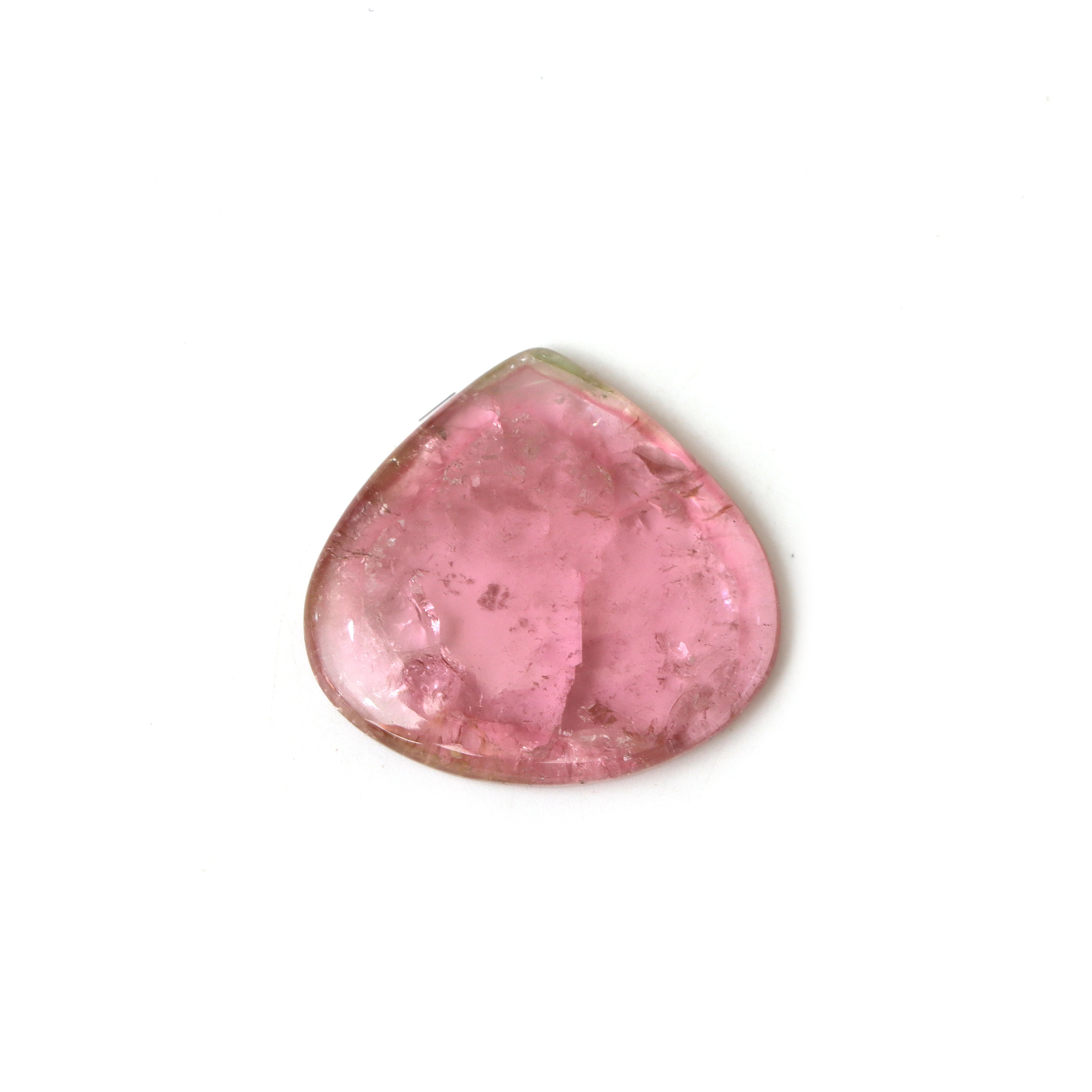 Natural Pink Tourmaline Smooth Heart Loose Gemstone, 28x30 Mm, Tourmaline Jewelry Handmade Gift For Women, 1 Piece