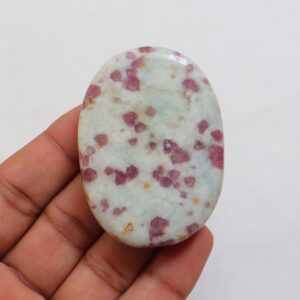 Pink Tourmaline Palmstone, Natural Pink Tourmaline Palm, Calming Palm Stone, Tourmaline - Stone Of Love, Joy And Compassion - Heart Chakra