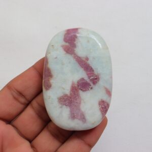 Pink Tourmaline Palmstone, Natural Pink Tourmaline Palm, Calming Palm Stone, Tourmaline - Stone Of Love, Joy And Compassion - Heart Chakra
