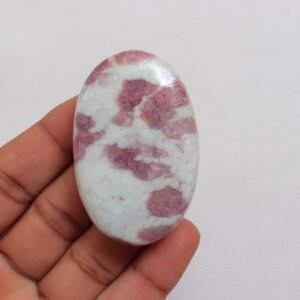 Pink Tourmaline Palmstone, Natural Pink Tourmaline Palm, Calming Palm Stone, Tourmaline - Stone Of Love, Joy And Compassion - Heart Chakra