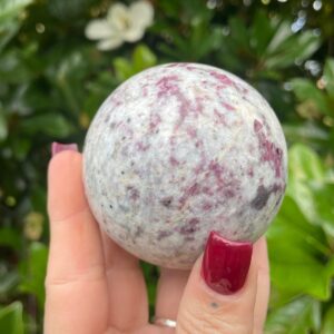 Rubellite Sphere, Rubellite, Pink Tourmaline