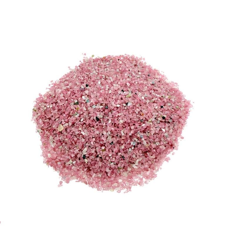 Pink Tourmaline Chips – Gemstone Chip – Semi Tumbled Chips - Bulk Crystal - 2-6mm - Cp1254