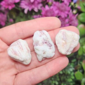 Purple Tourmaline In Quartz - Tourmaline Quartz - Pink Tourmaline In Quartz - Quartz With Tourmaline - Tourmaline In Quartz - Tumbled Quartz Purple Tourmaline In Quartz - Tourmaline Quartz - Pink Tourmaline In Quartz - Quartz With Tourmaline - Tourmaline In Quartz - Tumbled Quartz
