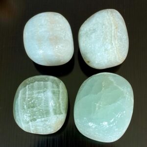 Large Natural Pistachio Calcite Crystal, Green Crystal, Calcite Tumblestone, Natural Calcite, Pocket Stone, Love Crystal, Natural Calcite
