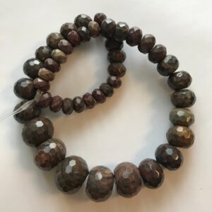 Pitersite 5x3mm--14x10mm Faceted Graduated Rondelle Gemstone Bead -15.5 inch strand Pitersite 5x3mm--14x10mm Faceted Graduated Rondelle Gemstone Bead -15.5 inch strand
