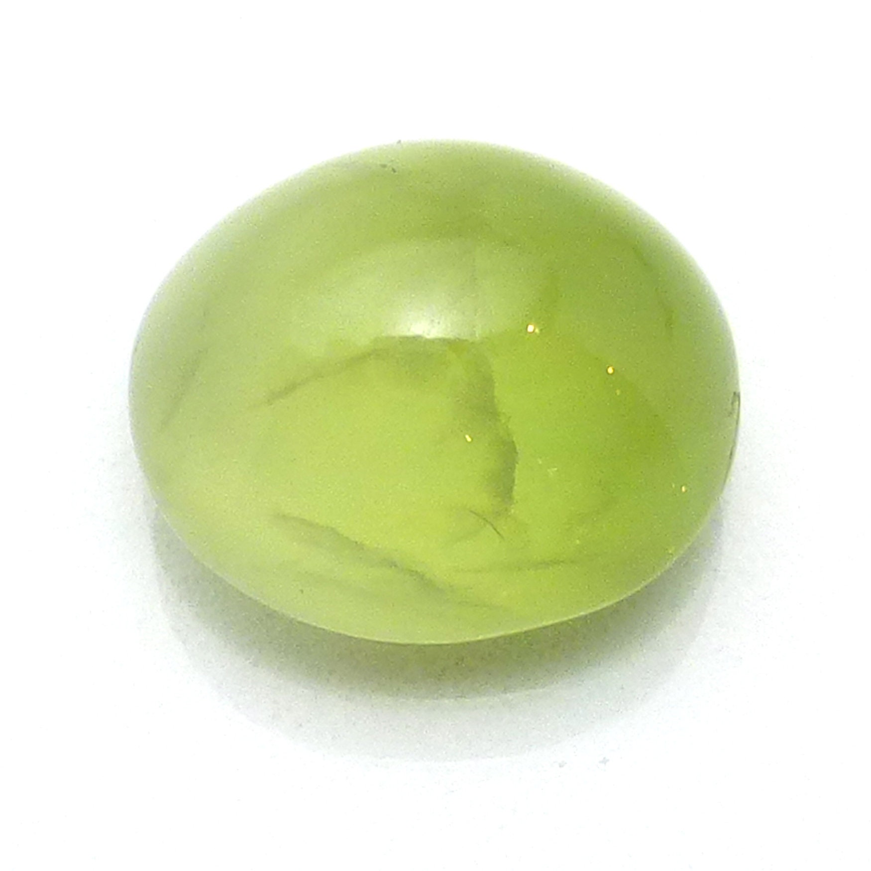 10.65 Carats Prehinite Cabochon 14x12 12x14 14mm X 12mm Oval Natural Australian Prehnite Translucent Light Green Quality Gem Ring Gemstone 10.65 Carats Prehinite Cabochon 14x12 12x14 14mm X 12mm Oval Natural Australian Prehnite Translucent Light Green Quality Gem Ring Gemstone