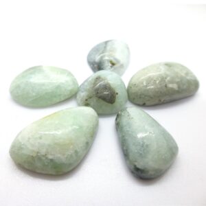 110 Carats Virginia Prehnite Cabochons Wholesale Lot Hand Cut Handmade Jon Bowman Lapidary Green Self Collected Natural - GIA Certified