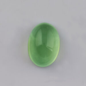 13.67 cts Natural Green Prehnite 17x12x8 mm Cabochon Oval Gemstone - 100% Natural Genuine Green Prehnite Gemstone - PHGRN-1047